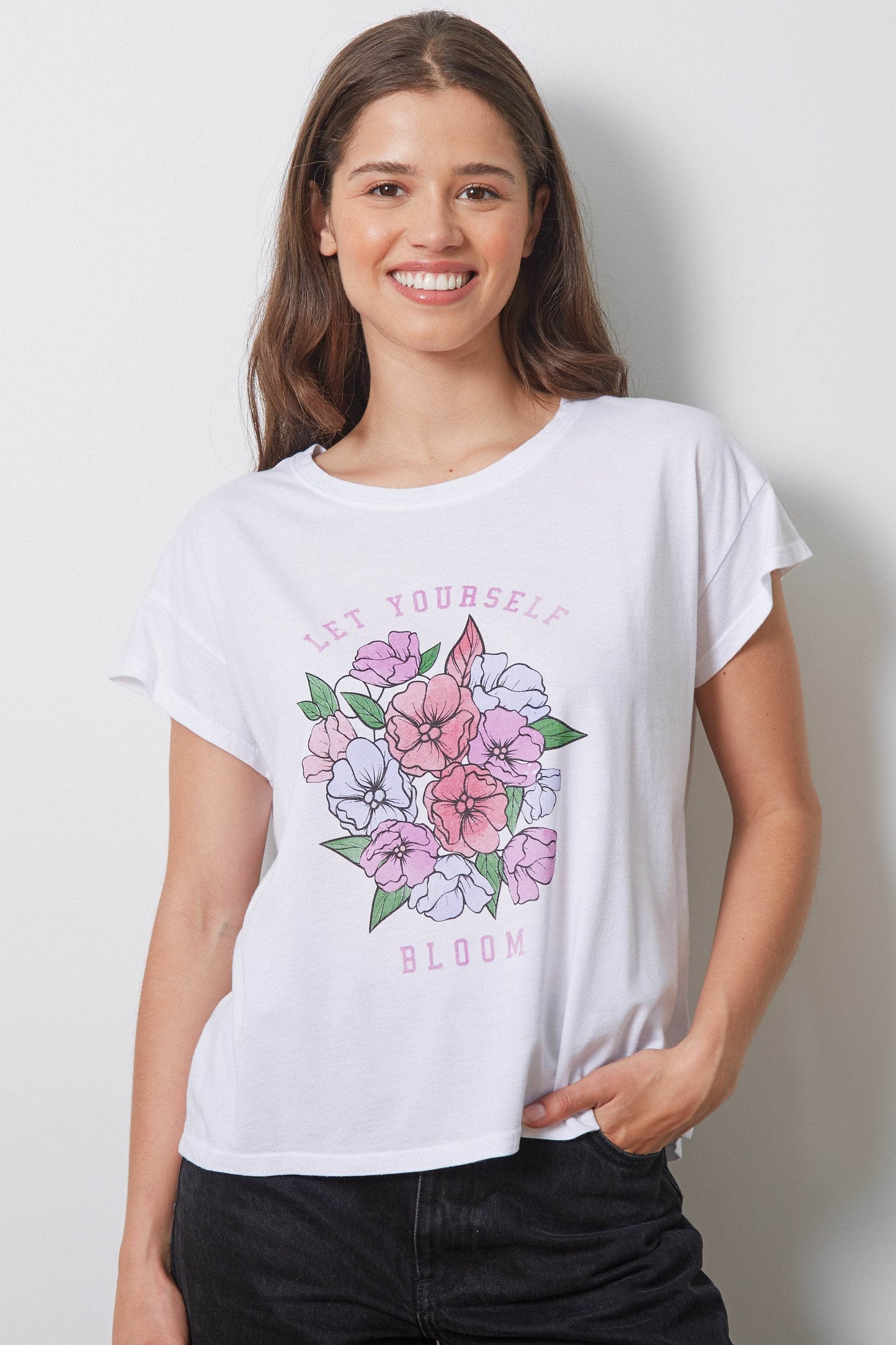 The Claire - Let Yourself Bloom - Optic White