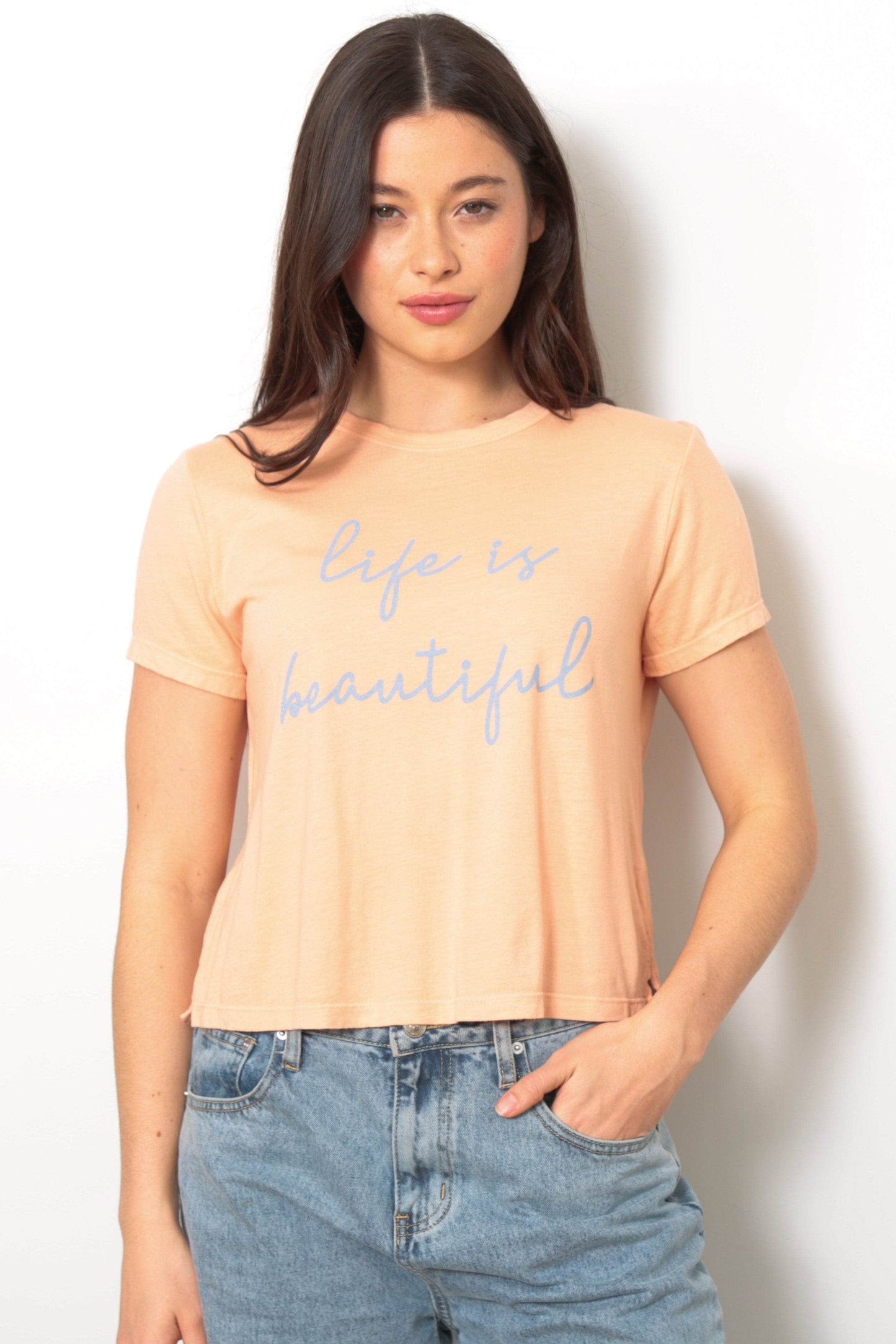 The Louie - Life Is Beautiful - Peach