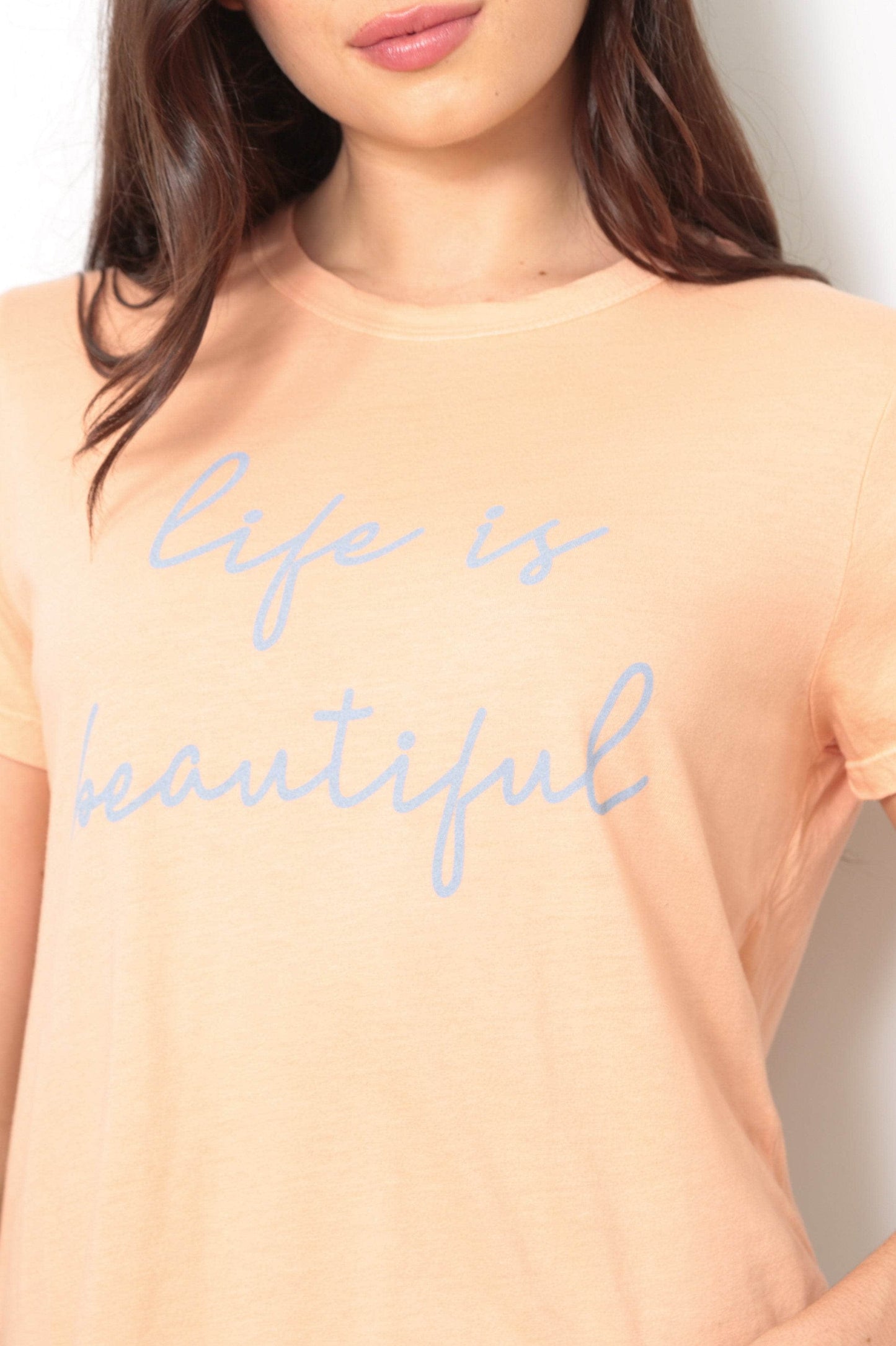 The Louie - Life Is Beautiful - Peach