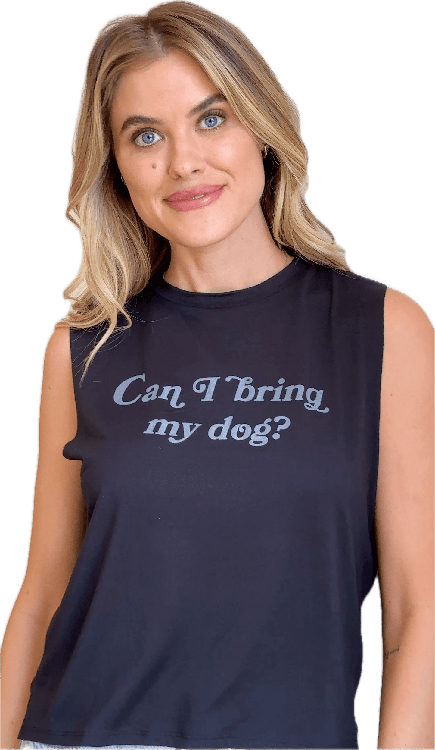 The Lili Active Crop - Can I Bring My Dog? - Black Sand