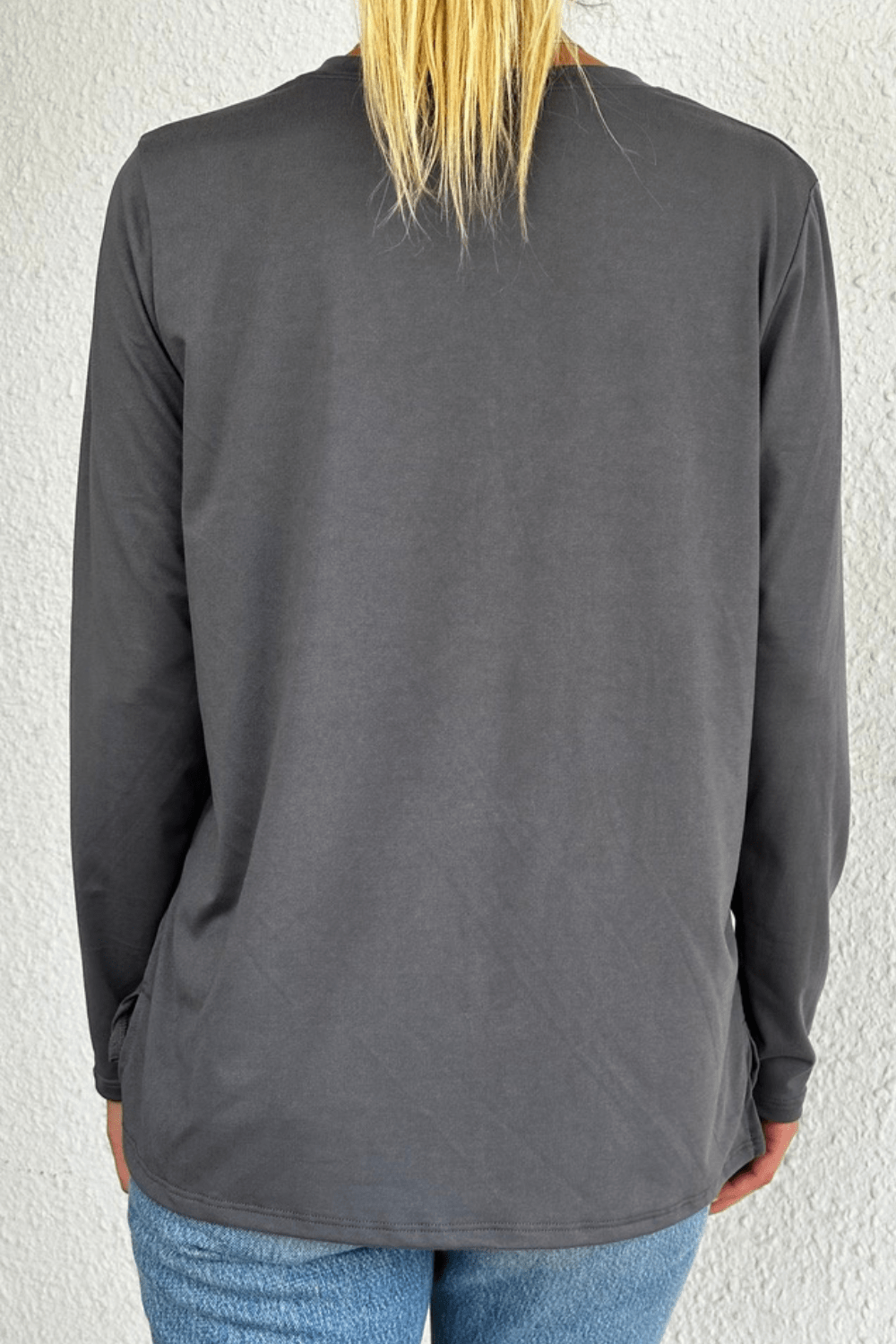 The Suzanne - Classic Fit Long Sleeve - Slate