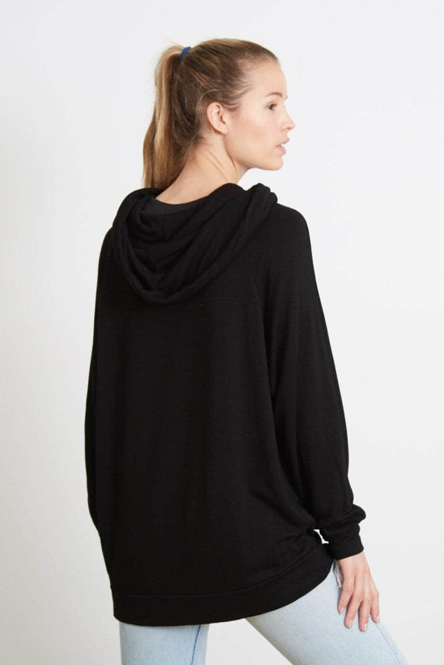 The Dylan - Classic Cowl - Black Sand