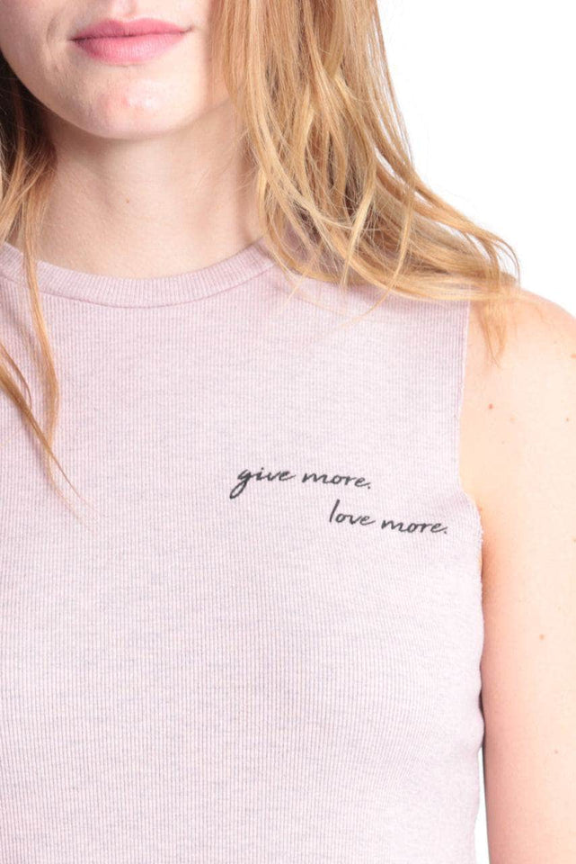 The Lili Active Crop - Give More Love More - Rosewater