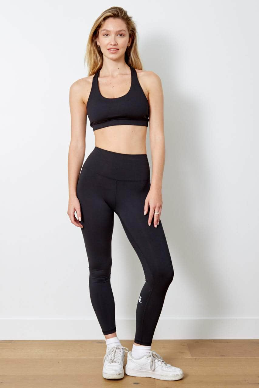 The Jaelynn High Waist Athletic Legging Bye Black Sand