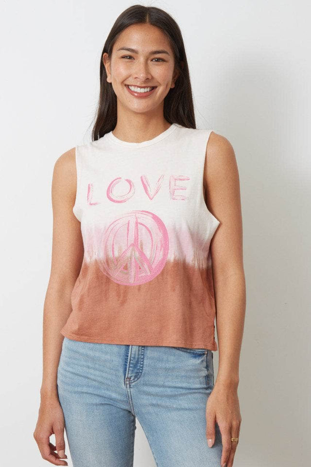 The Lili Active Crop - Painted Love - Squash Tie Dye