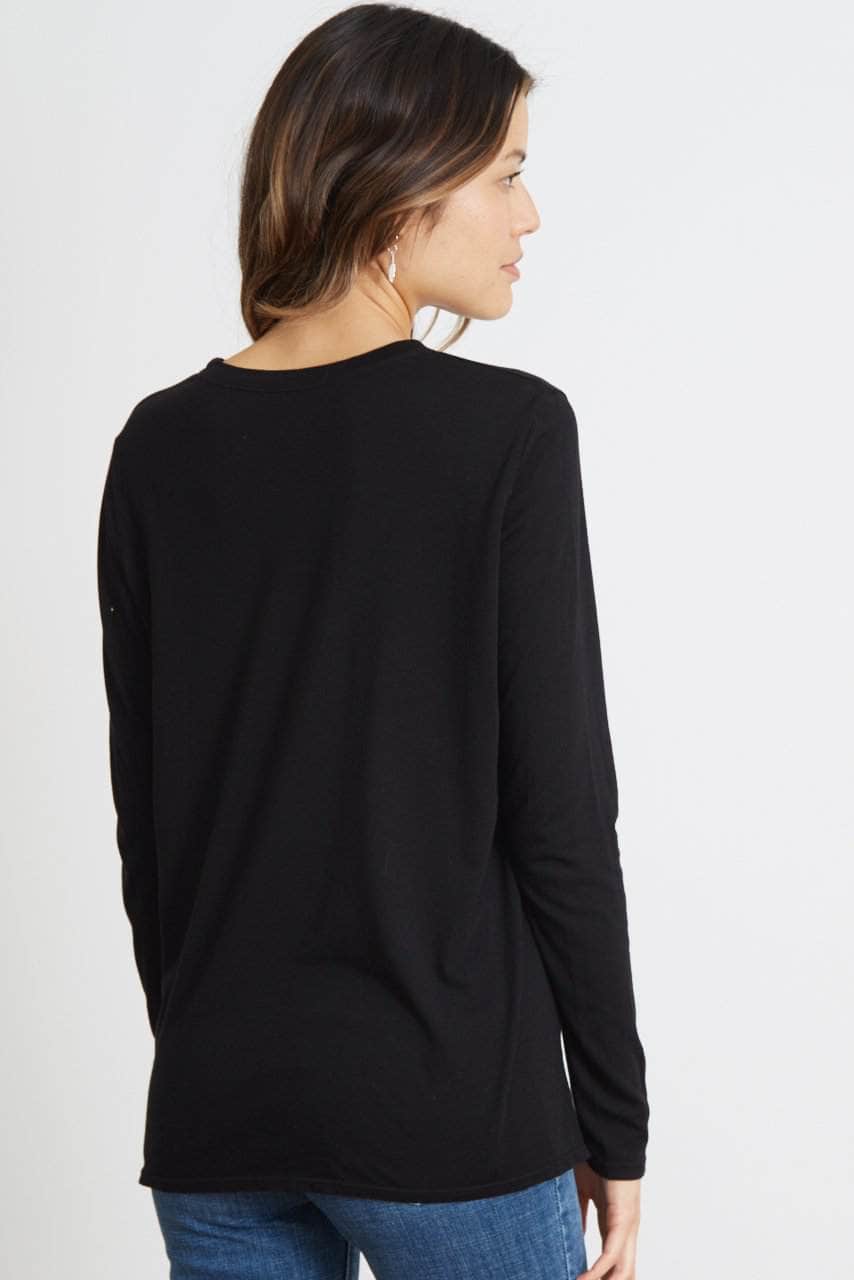 The Suzanne - Classic Fit Long Sleeve - Black Sand