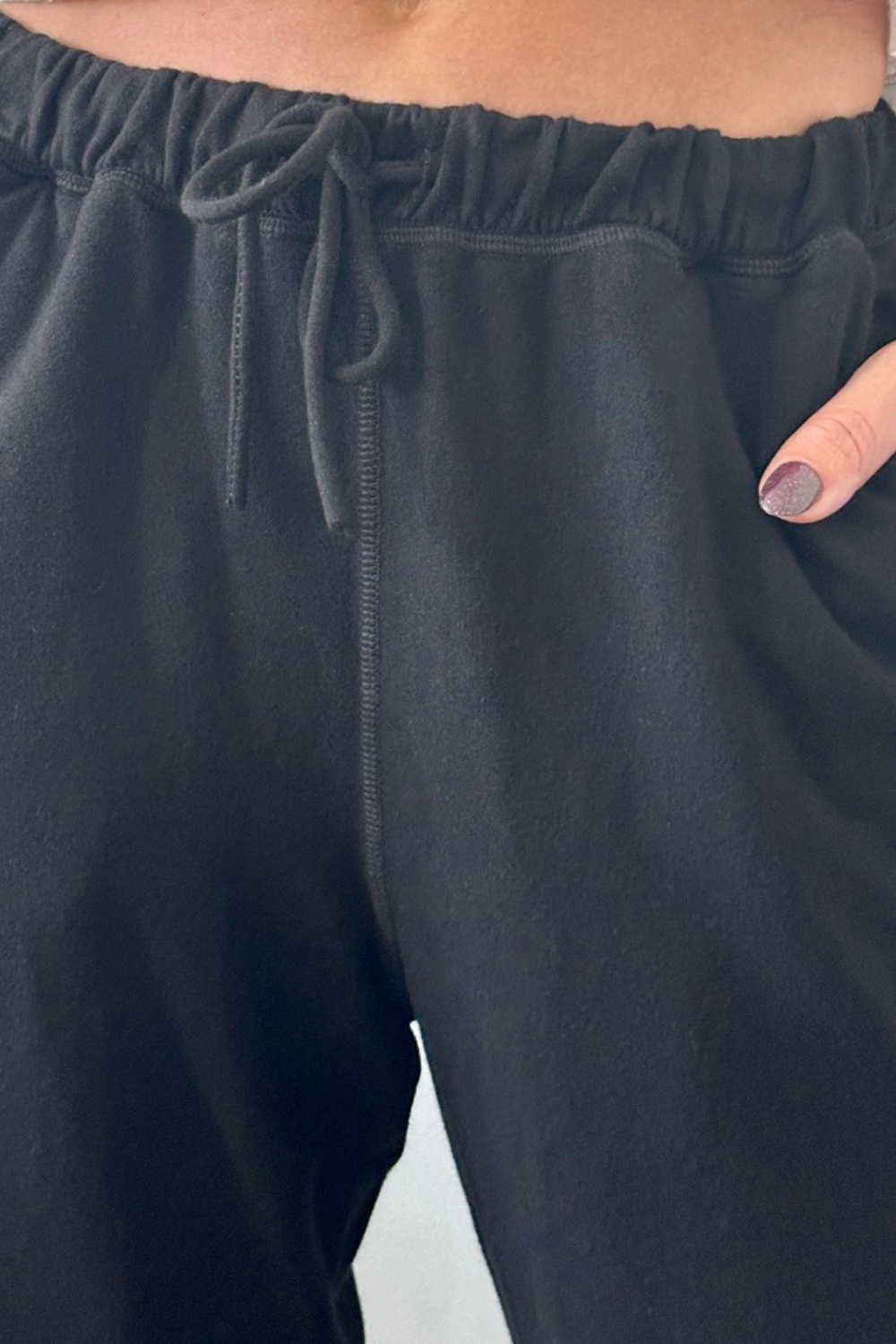 The MiMi Sweatpant - Everyday Basic - Black Sand