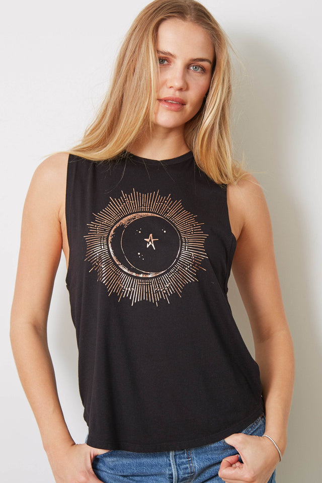 Riley - Sun and Stars - Rose Gold Foil