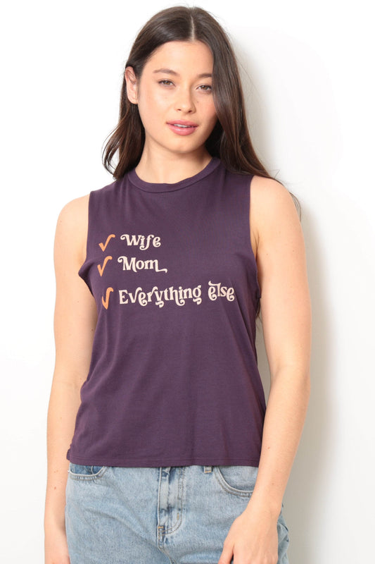 The Lili Active Crop - Wife check! Mom Check! - Perfect Plum