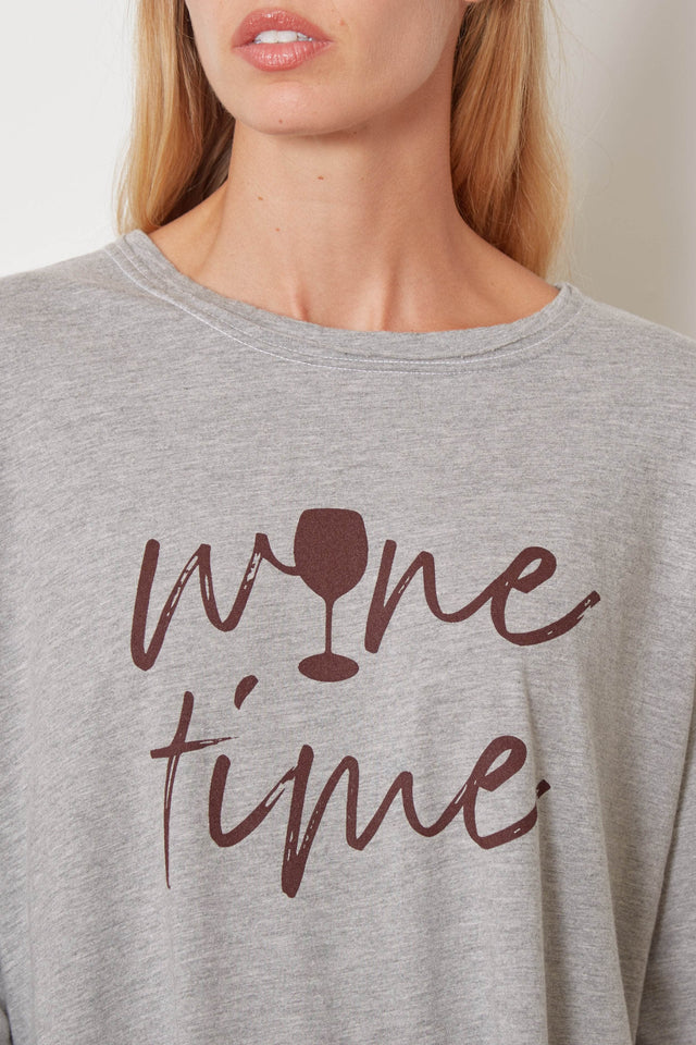 Wine Time - The Shauna - Heather Grey