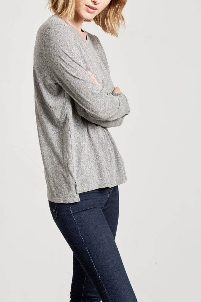 CLASSIC FIT LONG SLEEVE - The Suzanne (Heather) – good hYOUman - YOU.S.A.