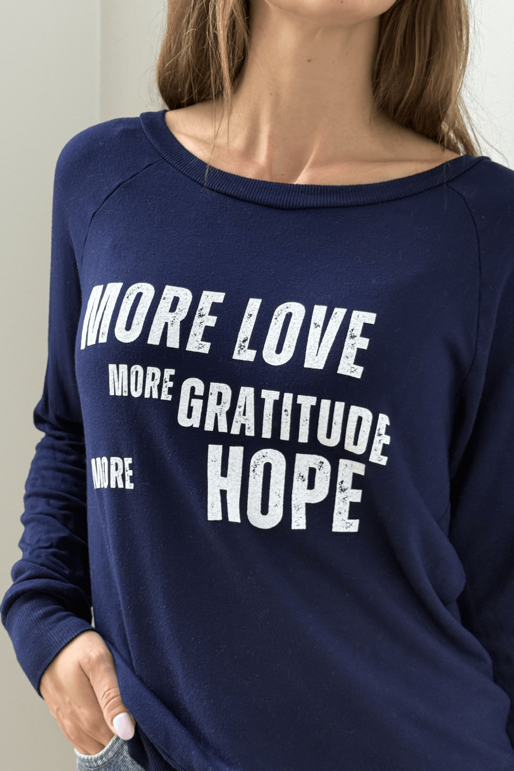 The Chelsea - More Hope More Love More Gratitude - Blueberry