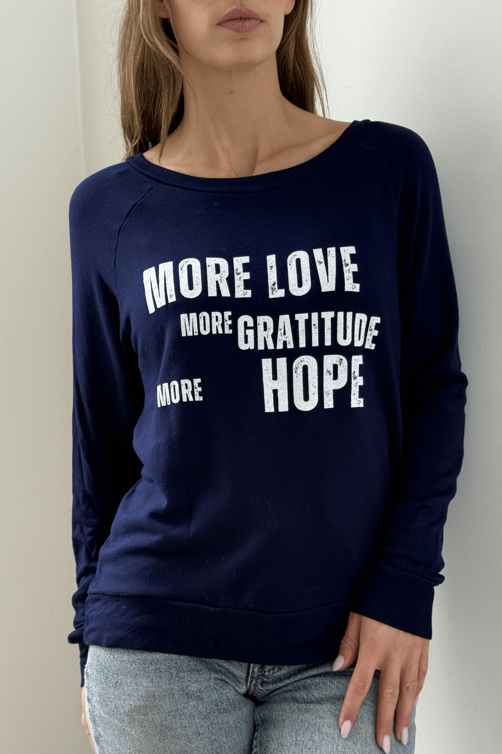 The Chelsea - More Hope More Love More Gratitude - Blueberry