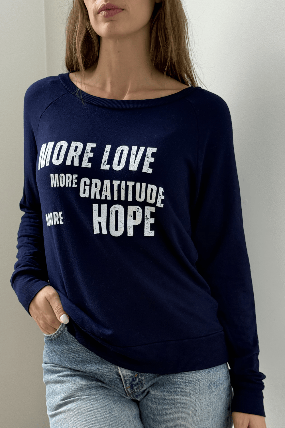 The Chelsea - More Hope More Love More Gratitude - Blueberry