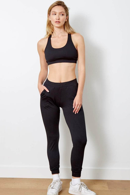 The Jazmin Jogger - Be Good Do Good - Black Sand