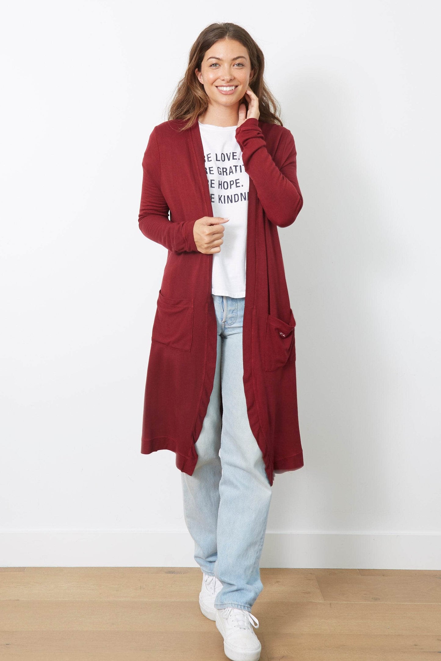 The Emmy Cardigan - Thankful - Rhubarb