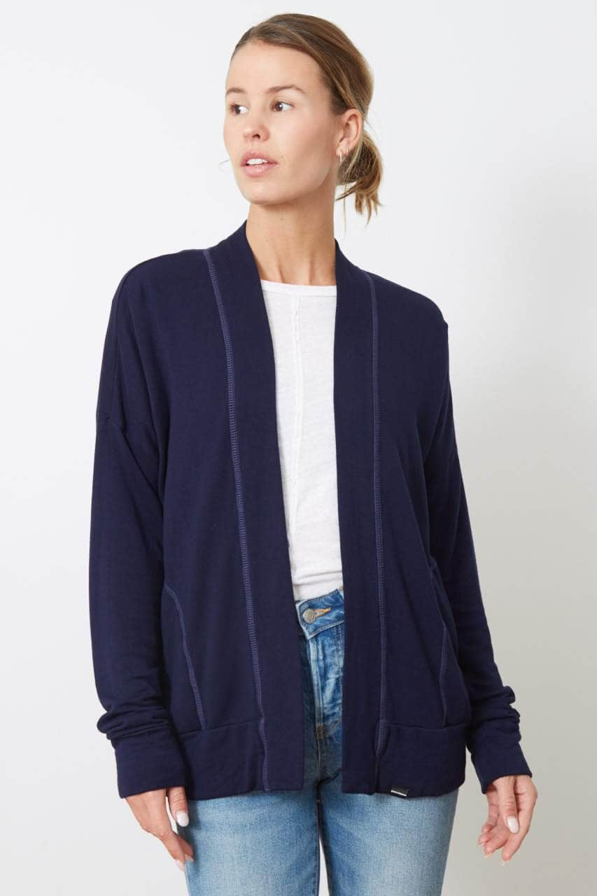 The Juliette - Essential Cardigan - Blueberry