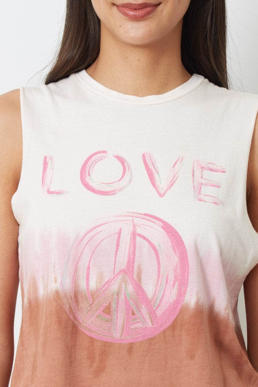 The Lili Active Crop - Painted Love - Squash Tie Dye