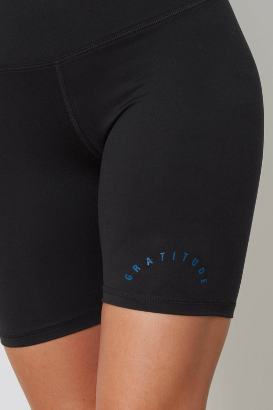 The Kaleb Bike Short - Gratitude - Black Sand