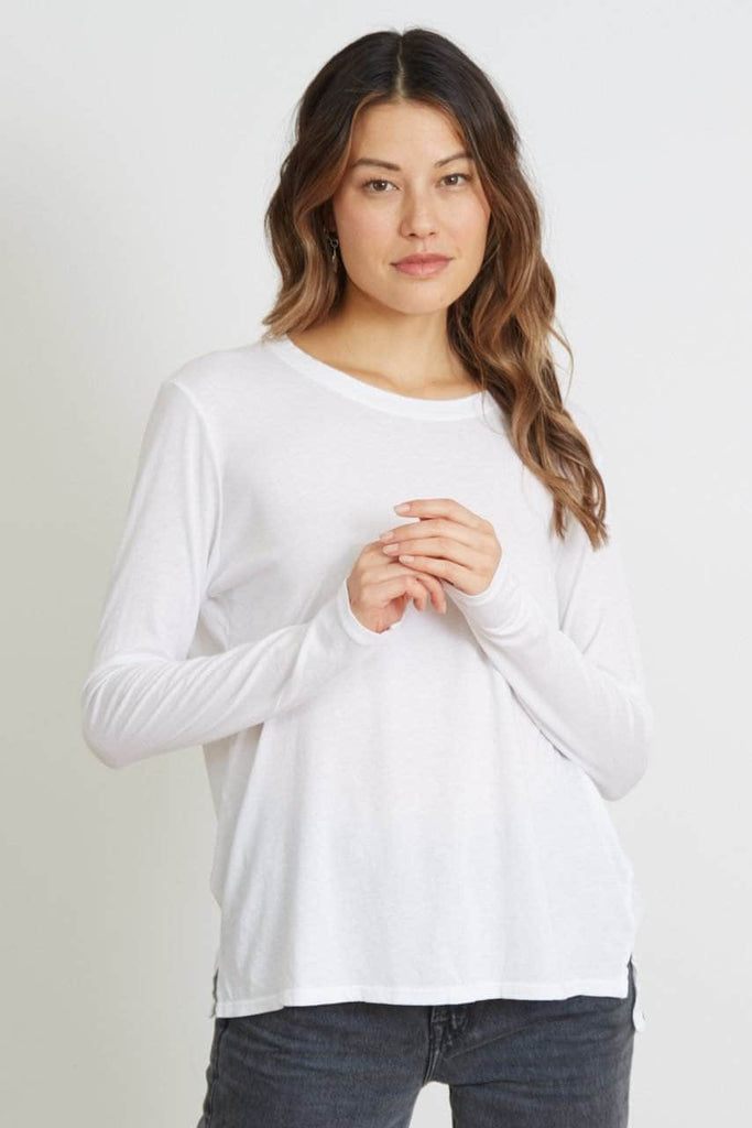The Suzanne - Classic Fit Long Sleeve - Optic White – good hYOUman ...