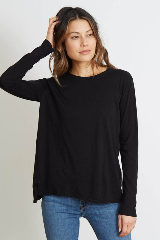 The Suzanne - Classic Fit Long Sleeve - Black Sand