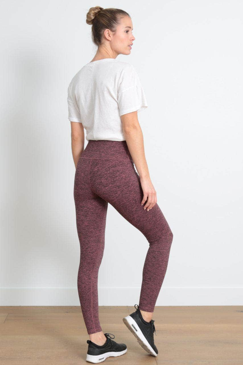 The Jaelynn High-Waist Athletic Legging - Red Terra