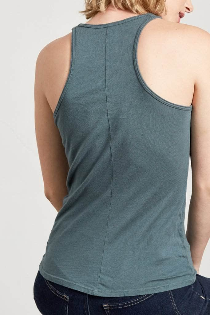 The Shaina - Hi-Neck Tank - Agave