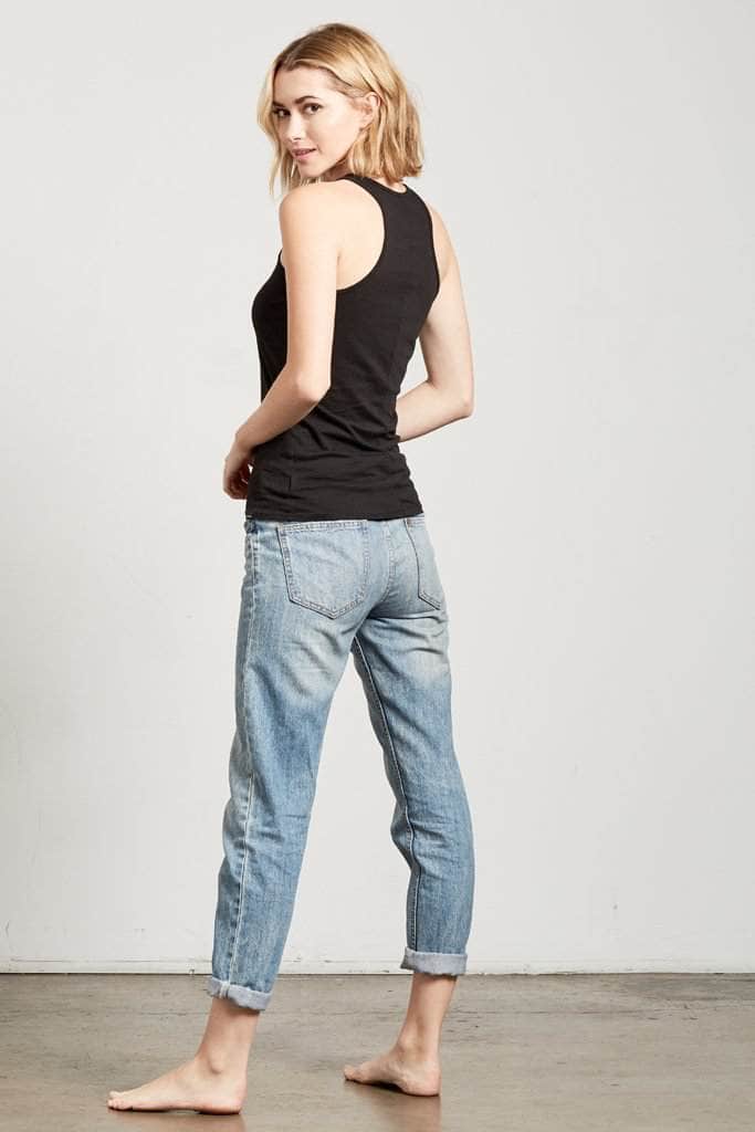 The Shaina - Hi-Neck Tank - Black Sand